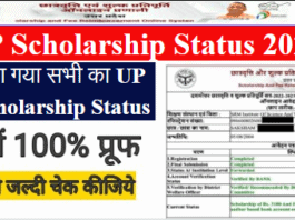 UP Scholarship Status