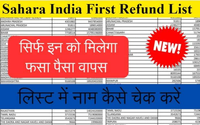 Sahara India Refunf